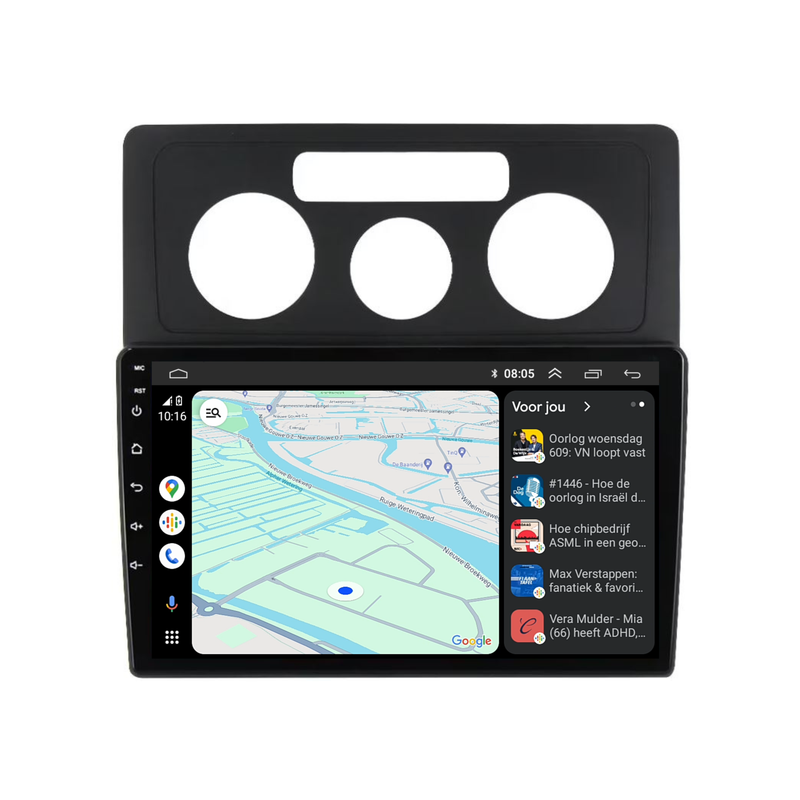 Volkswagen Caddy CarPlay & Android Auto autoradio | 2004 t/m 2010 | Android 15 | Davilon-8