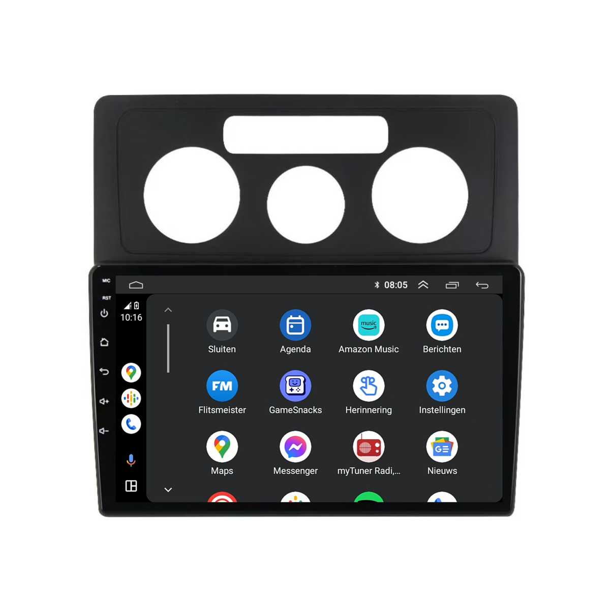 Volkswagen Caddy CarPlay & Android Auto autoradio | 2004 t/m 2010 | Android 15 | Davilon-9