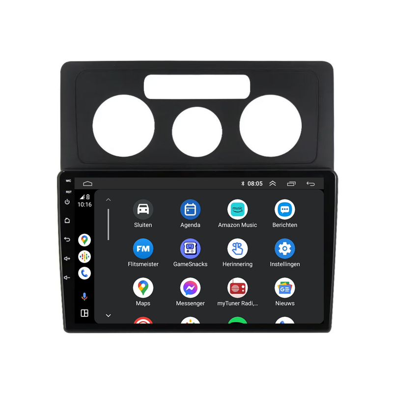 Volkswagen Caddy CarPlay & Android Auto autoradio | 2004 t/m 2010 | Android 15 | Davilon-9