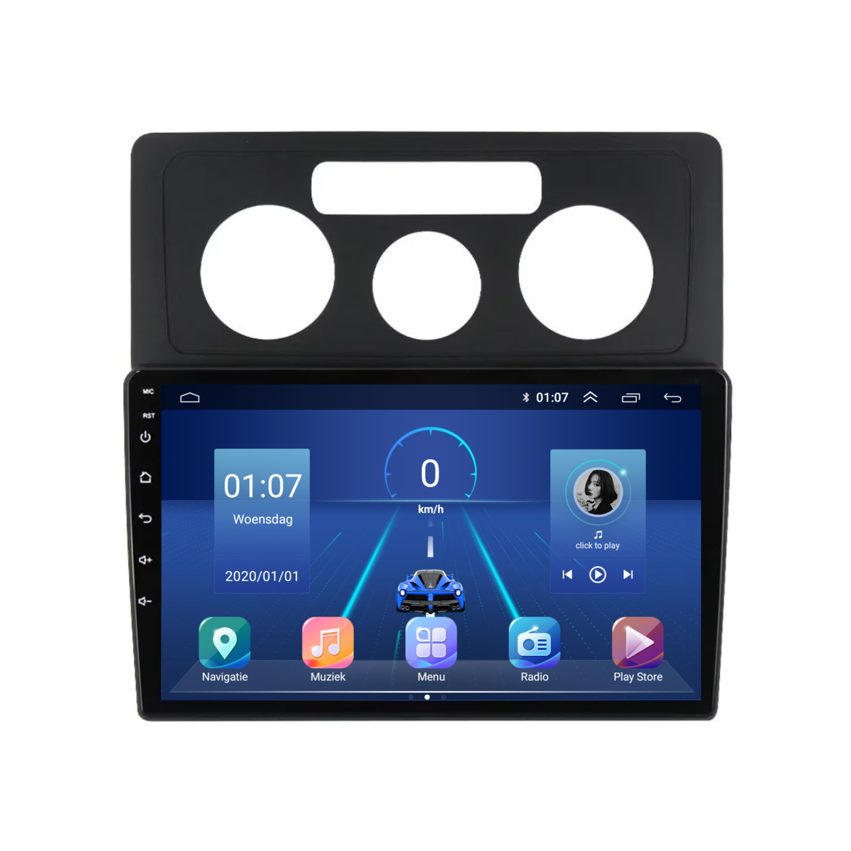 Volkswagen Caddy CarPlay & Android Auto autoradio | 2004 t/m 2010 | Android 15 | Davilon-7