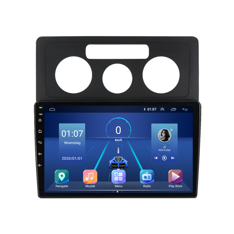 Volkswagen Caddy CarPlay & Android Auto autoradio | 2004 t/m 2010 | Android 15 | Davilon-7