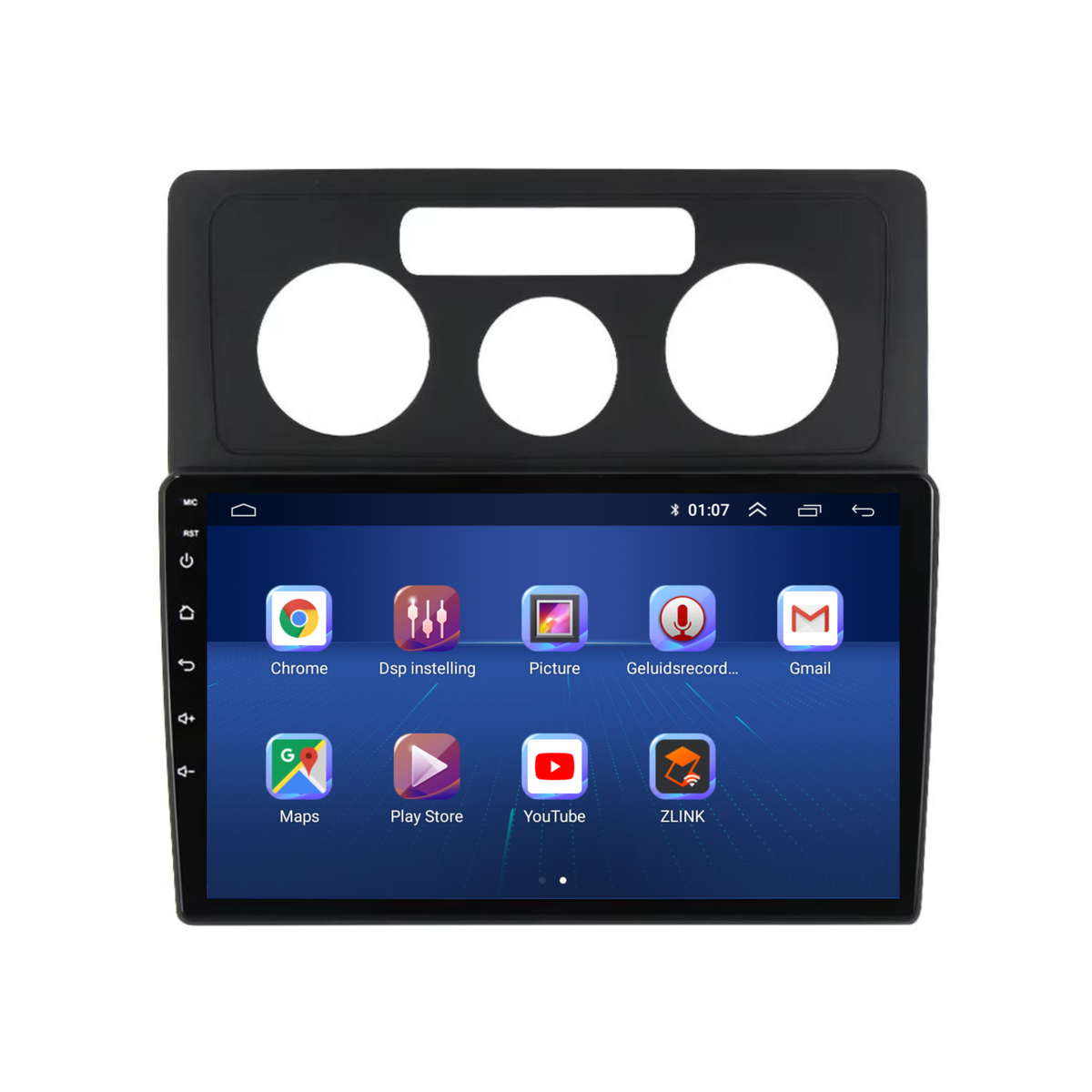 Volkswagen Caddy CarPlay & Android Auto Autoradio | 2004 bis 2010 | Android 13 | Davilon