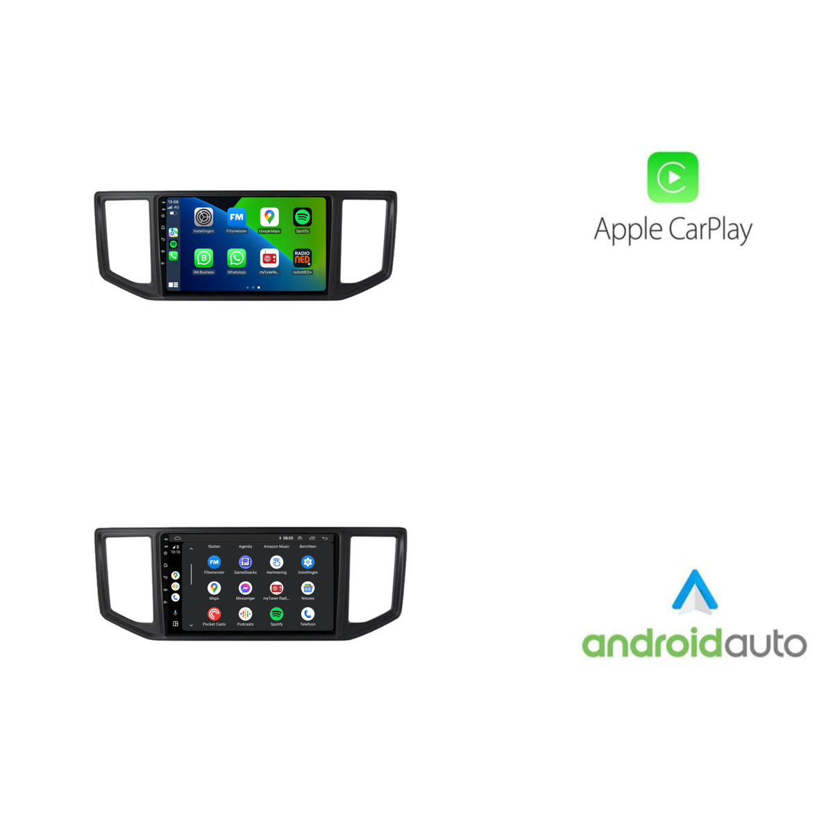 Volkswagen Crafter CarPlay & Android Auto autoradio | 2017 t/m 2024 | Android 15 | Davilon-9
