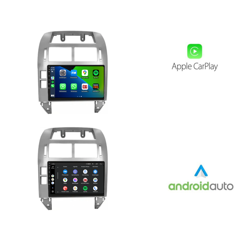 Volkswage Polo | Android 13 | Autoradio | 1999 t/m 2009 | CarPlay & Android Auto | Grijs-8