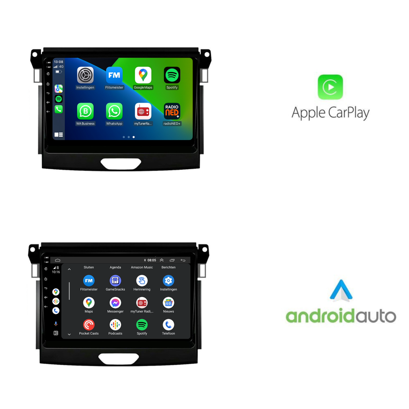 Ford Ranger | Android 13 | Autoradio | 2016 t/m 2019 | Carplay & Android-3
