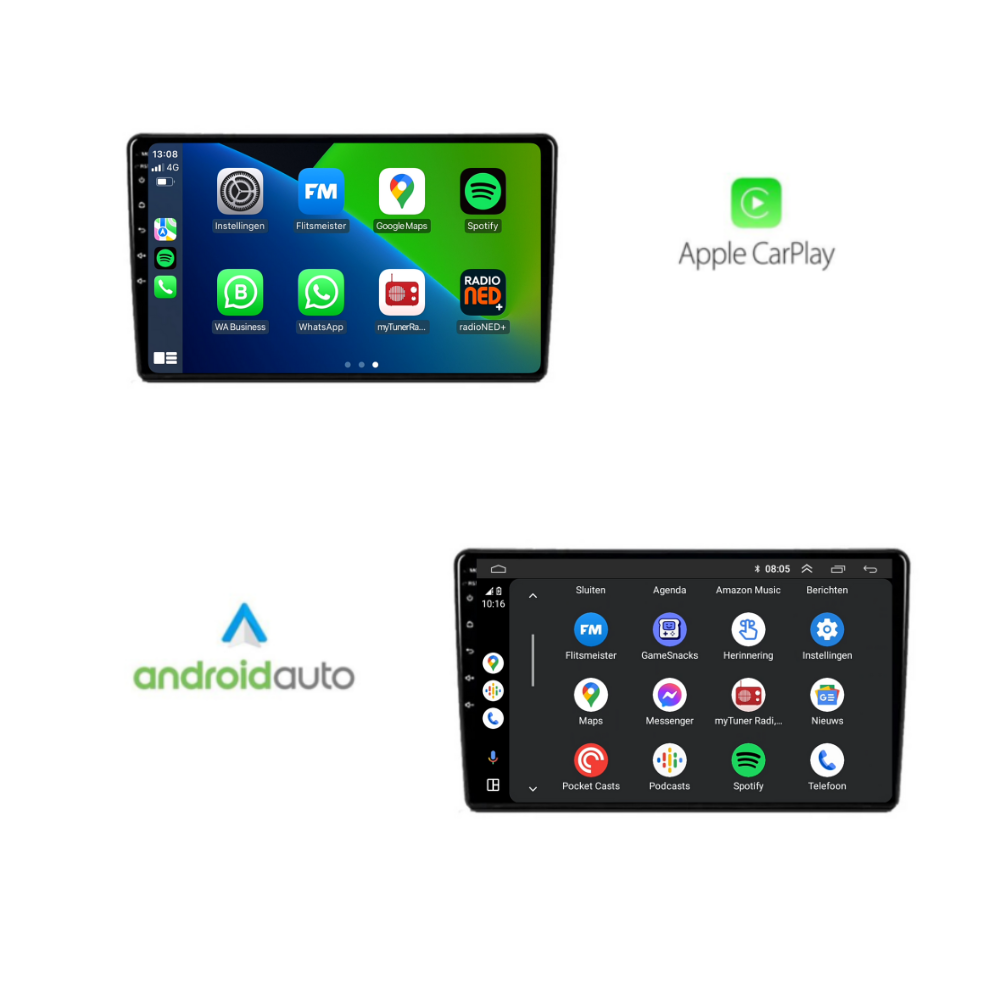 Peugeot Partner | Android 13 | Autoradio | 2009 t/m 2018 | Carplay & Android Auto-3