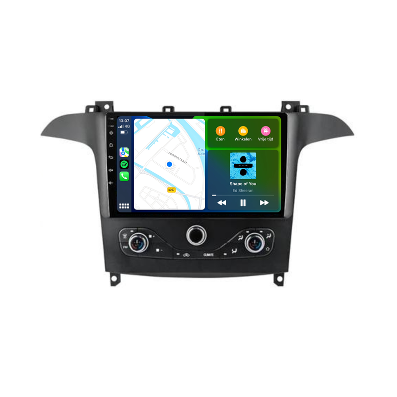 Ford S-Max CarPlay & Android Auto autoradio | 2010 t/m 2015 | Android 15 | Davilon-7