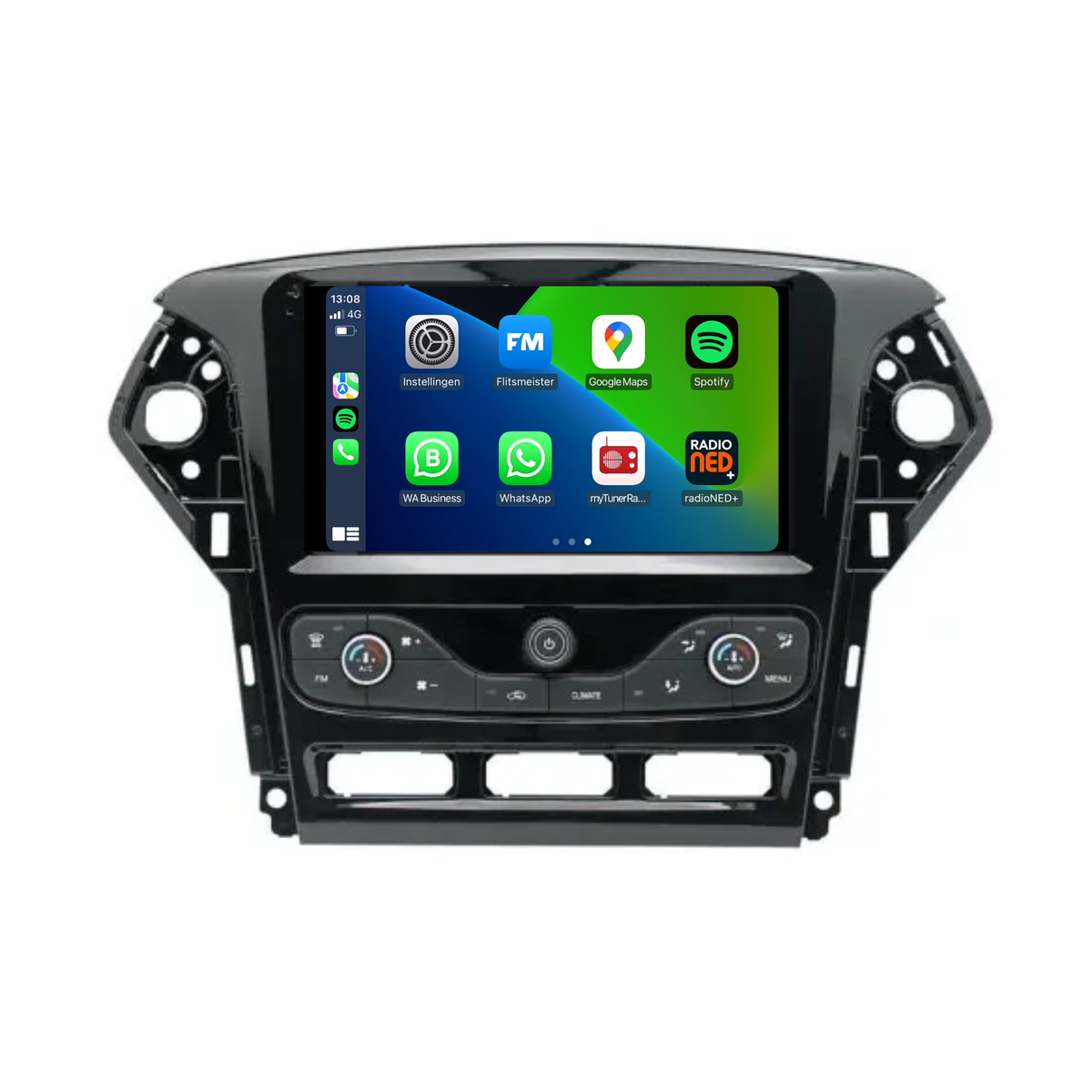 Ford Mondeo CarPlay & Android Auto autoradio | 2007 t/m 2014 | Android 15 | Davilon | Voor digitale airco-1