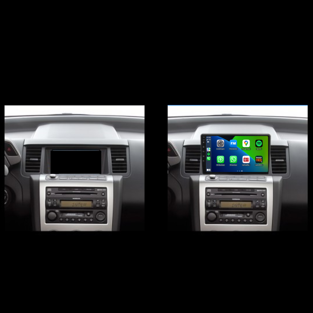 Nissan Murano CarPlay & Android Auto autoradio | 2005 t/m 2010 | Android 15 | Davilon-3
