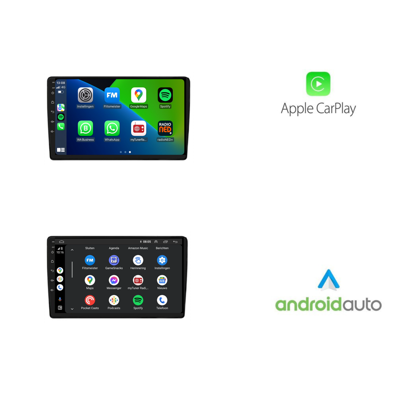 Nissan Murano CarPlay & Android Auto autoradio | 2005 t/m 2010 | Android 15 | Davilon-10