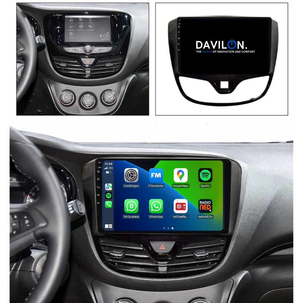 Opel Karl CarPlay Autoradio | 2016 t/m 2020 | Android 13-2