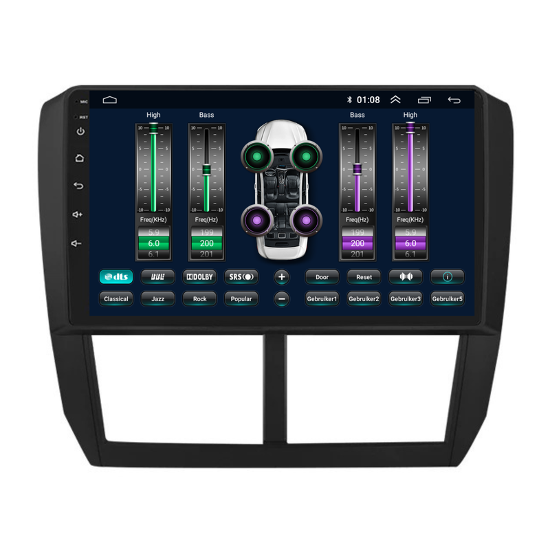 Subaru Forester | Android 13 | Autoradio | 2008 t/m 2012 | Carplay & Android Auto-5