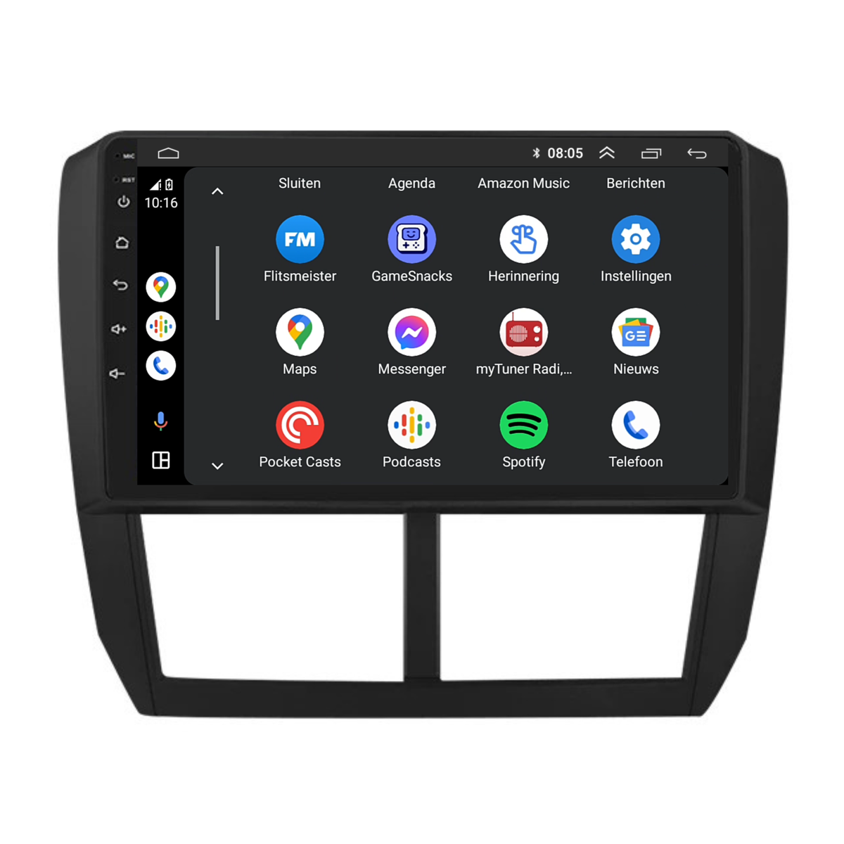 Subaru Forester | Android 13 | Autoradio | 2008 t/m 2012 | Carplay & Android Auto-6
