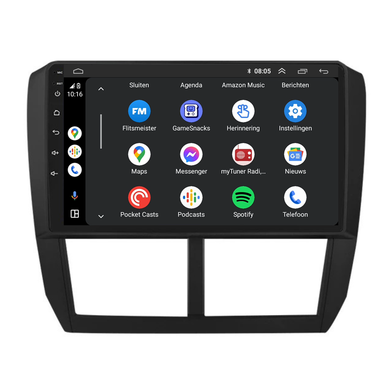 Subaru Forester | Android 13 | Autoradio | 2008 t/m 2012 | Carplay & Android Auto-6