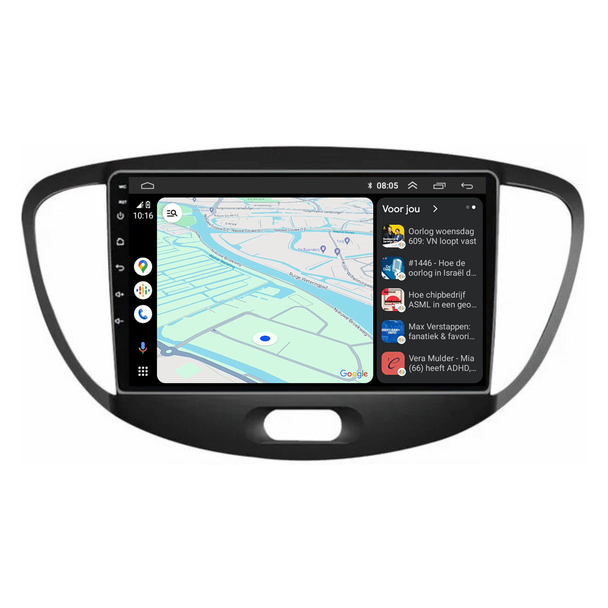 Hyundai i10 | Android 13 | Autoradio | 2008 t/m 2013 | CarPlay & Android Auto-8