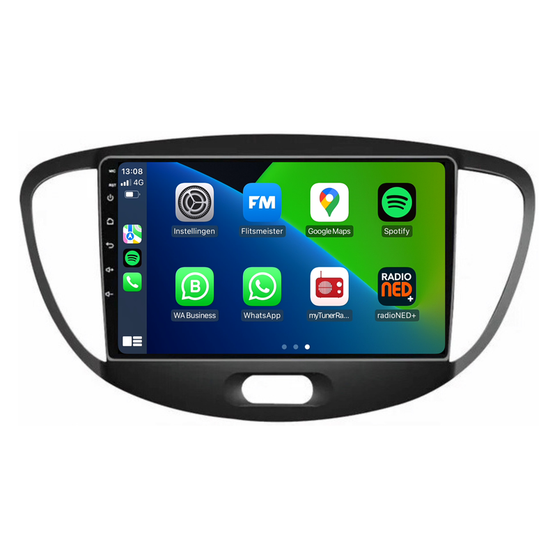 Hyundai i10 | Android 13 | Autoradio | 2008 t/m 2013 | CarPlay & Android Auto-1