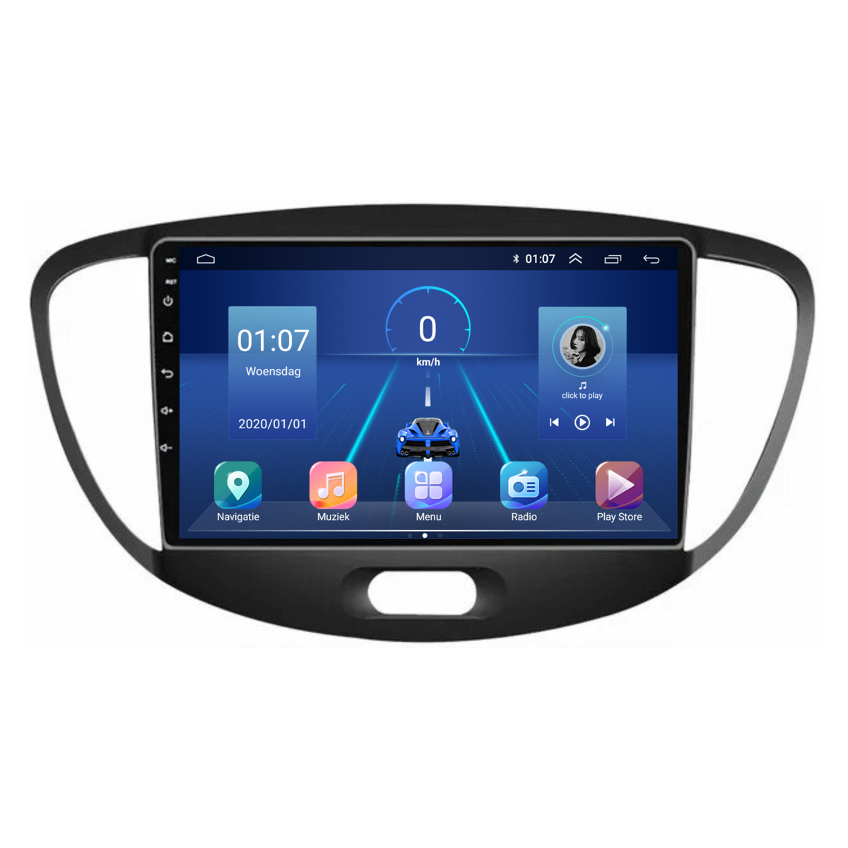 Hyundai i10 | Android 13 | Autoradio | 2008 t/m 2013 | CarPlay & Android Auto-9