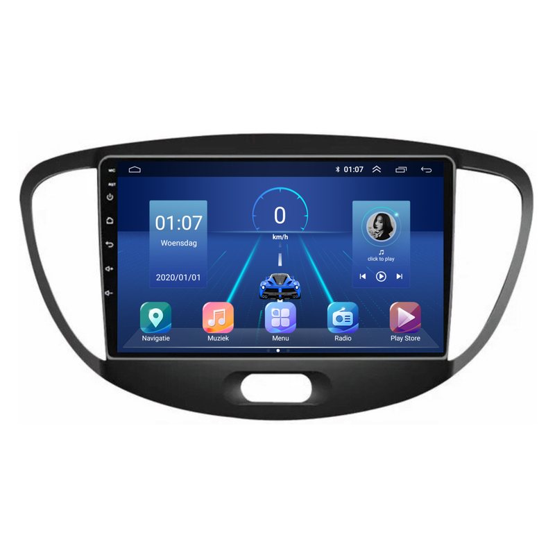 Hyundai i10 | Android 13 | Autoradio | 2008 t/m 2013 | CarPlay & Android Auto-9