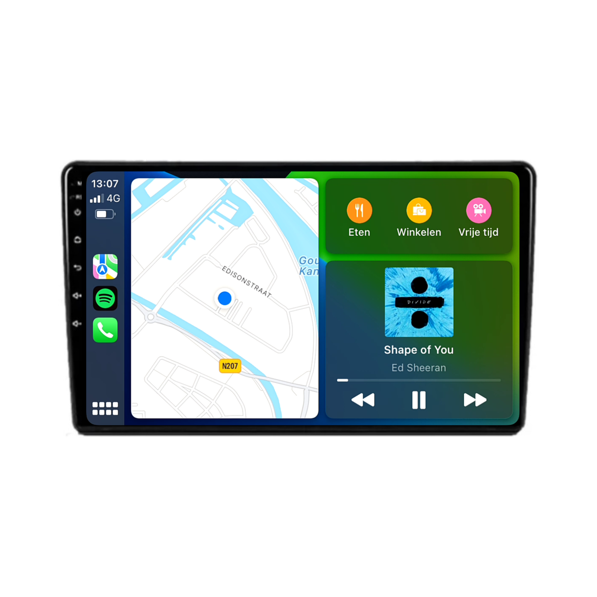 Fiat 500L CarPlay & Android Auto autoradio | 2012 t/m 2017 | Android 15 | Davilon-6