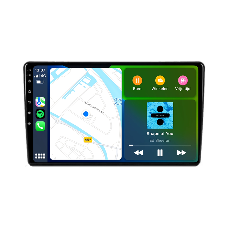 Fiat 500L CarPlay & Android Auto autoradio | 2012 t/m 2017 | Android 15 | Davilon-6
