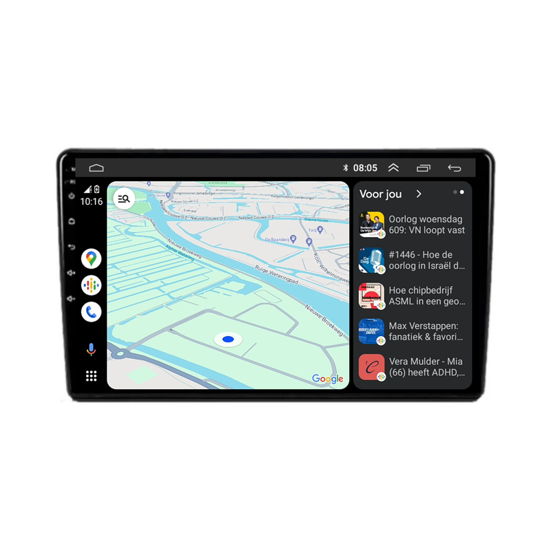 Fiat 500L CarPlay & Android Auto autoradio | 2012 t/m 2017 | Android 15 | Davilon-7
