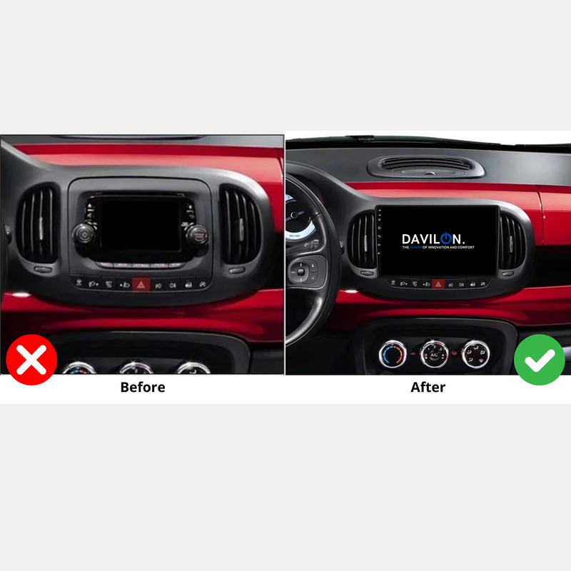 Fiat 500L CarPlay & Android Auto autoradio | 2012 t/m 2017 | Android 15 | Davilon-3