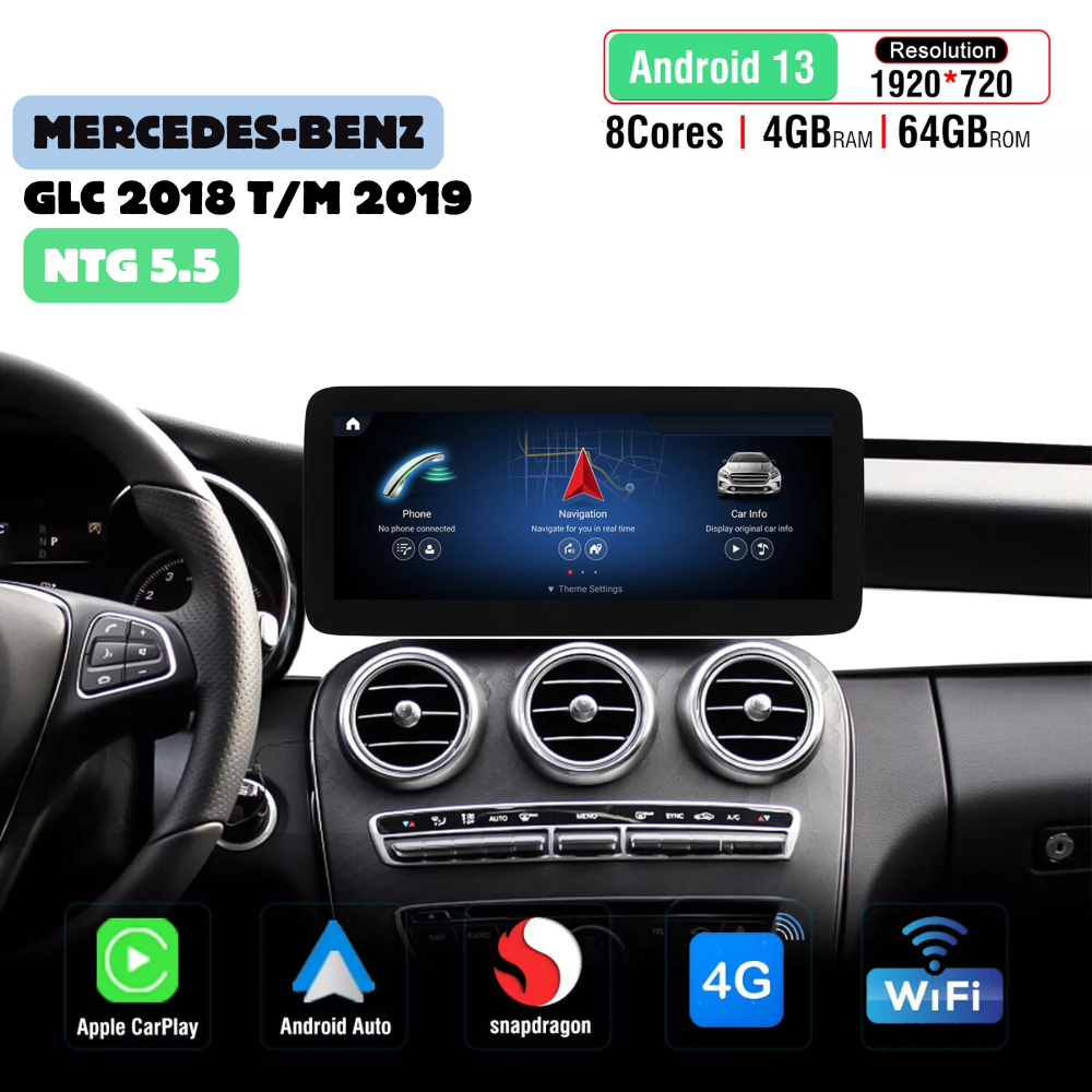 Mercedes GLC Facelift CarPlay 2018 t/m 2019 | Android Auto | NTG 5.5-1