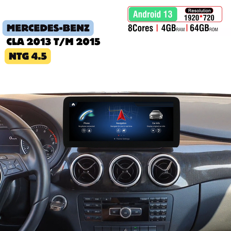 Mercedes CLA CarPlay 2013 t/m 2015 | C117 Autoradio | Android Auto | NTG 4.5-1