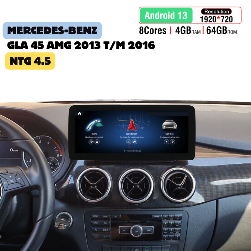 Mercedes GLA CarPlay 2014 t/m 2015 | X156 Autoradio | Android Auto | NTG 4.5-1