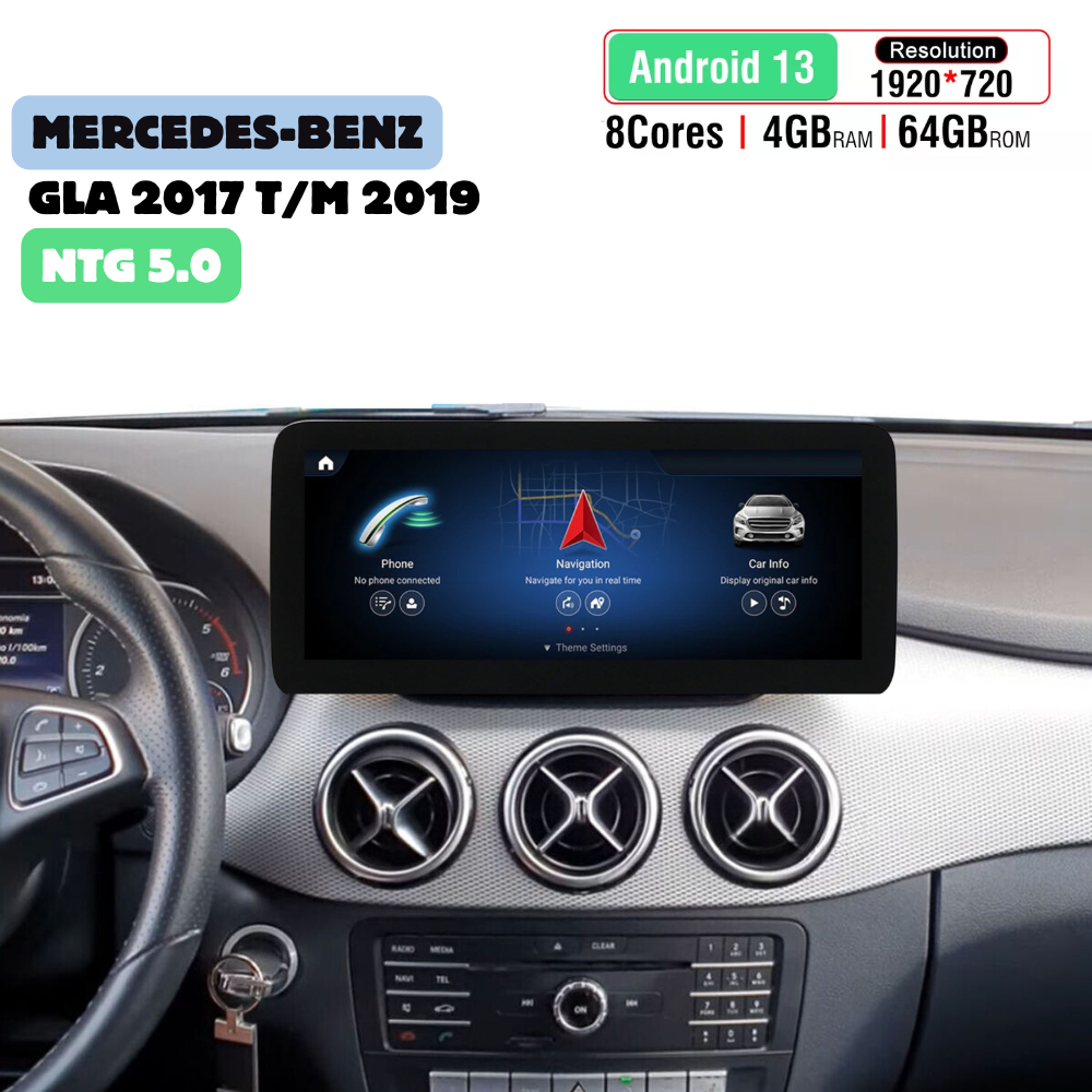Mercedes GLA CarPlay 2015 t/m 2020 | X156 Autoradio | Android Auto | NTG 5.0-1
