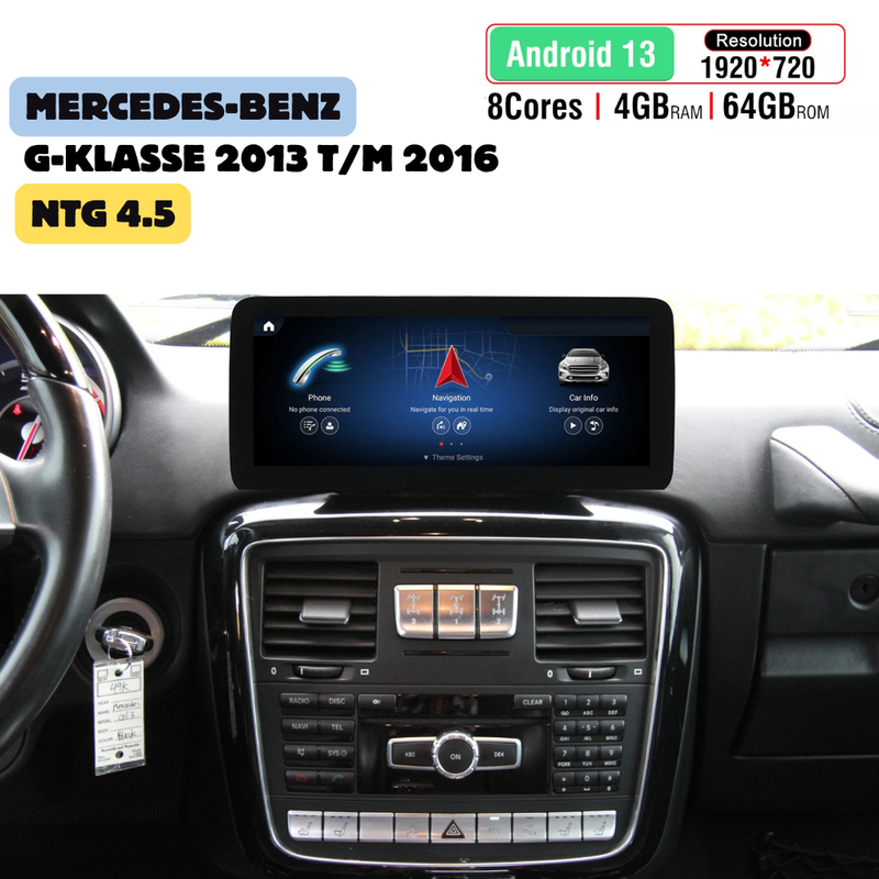 Mercedes G-Klasse CarPlay 2012 t/m 2016 | W463 Autoradio | Android Auto | NTG 4.5-1