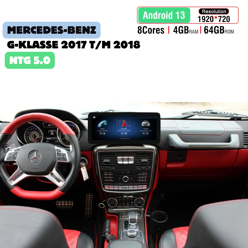 Mercedes G-Klasse CarPlay 2016 t/m 2018 | W463 Autoradio | Android Auto | NTG 5.0-1