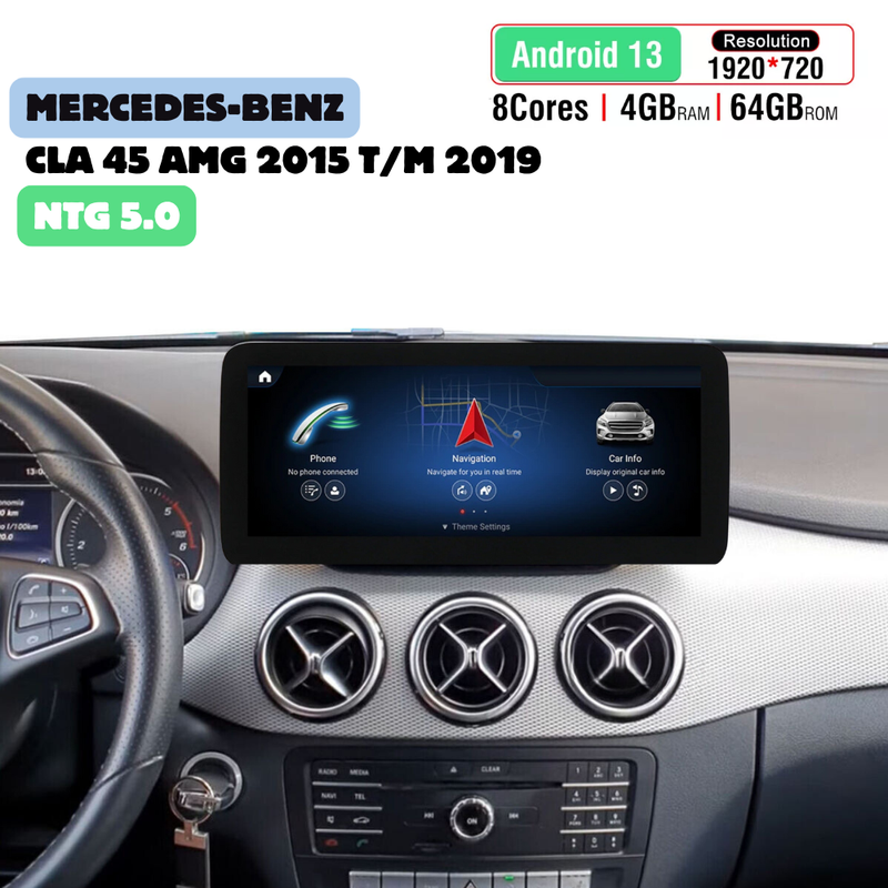 Mercedes CLA A45 AMG 2015 t/m 2019 CarPlay | Android Auto | NTG 5.0-9