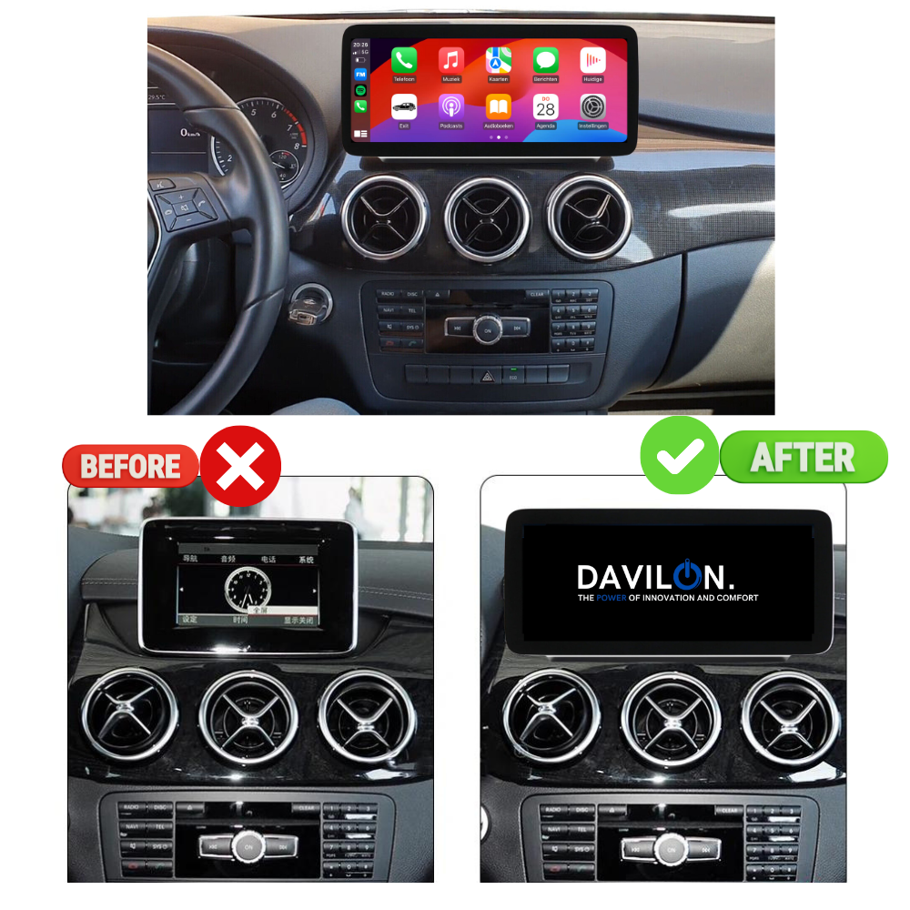 Mercedes B-Klasse CarPlay Autoradio 2011 t/m 2015 | Android Auto | NTG 4.5-4