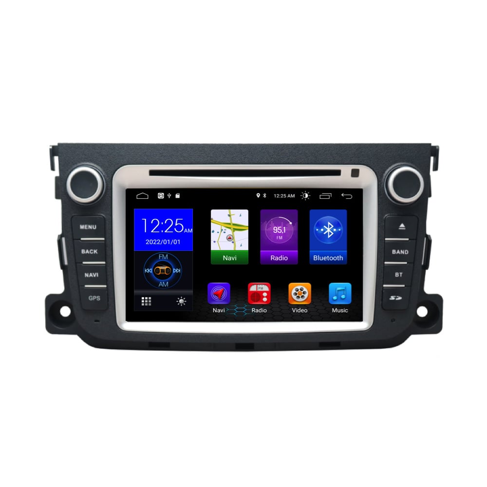 Smart Fortwo | CarPlay & Android Auto | autoradio | 2011 t/m 2015 | Android 10 | 2+32GB-1