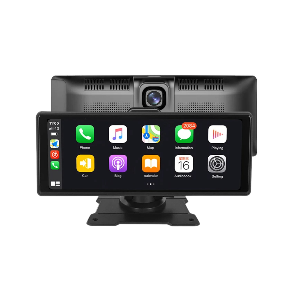 Apple CarPlay 10 inch scherm met dashcam en achteruitrijcamera-8