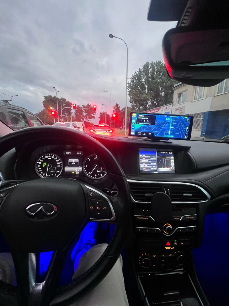 Apple CarPlay 10 inch scherm met dashcam en achteruitrijcamera-4