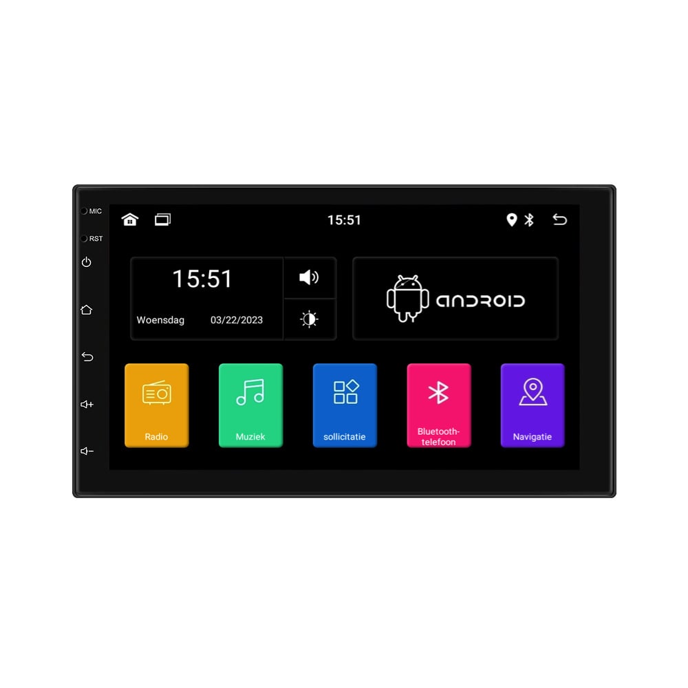 2-din autoradio | 32GB | Android 13 | 7 INCH | DVL-87357-6