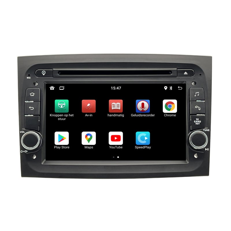 Fiat Doblo | CarPlay & Android Auto | autoradio | 2015 t/m 2019 | Android 13 | 4+64GB-7