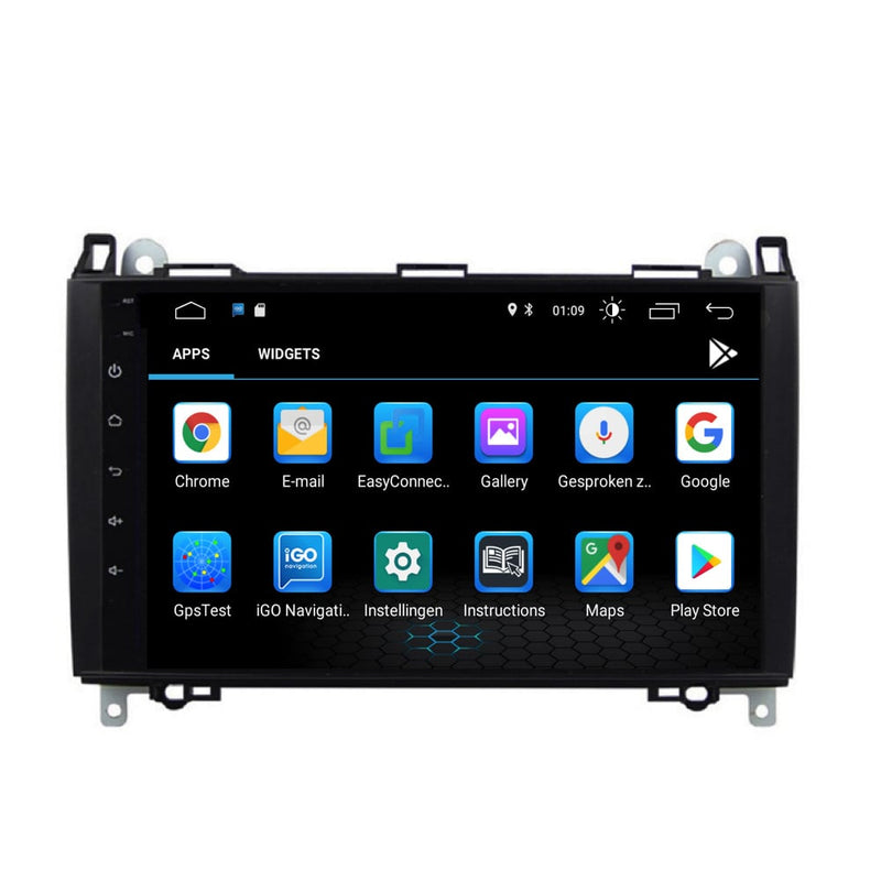 Mercedes Vito | Viano | Sprinter | CarPlay & Android Auto | Autoradio | 2004 t/m 2018 | Android 13 | 4+64GB-7