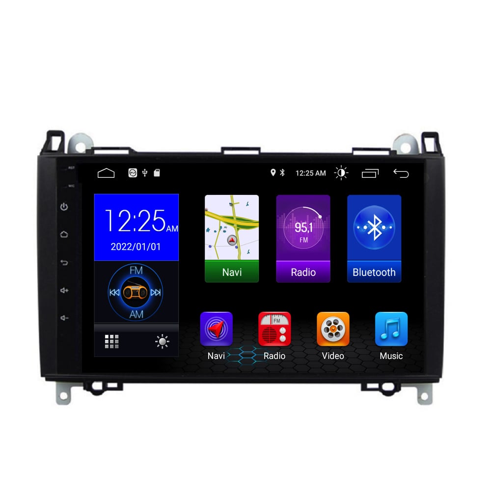 Mercedes Vito | Viano | Sprinter | CarPlay & Android Auto | Autoradio | 2004 t/m 2018 | Android 13 | 4+64GB-6