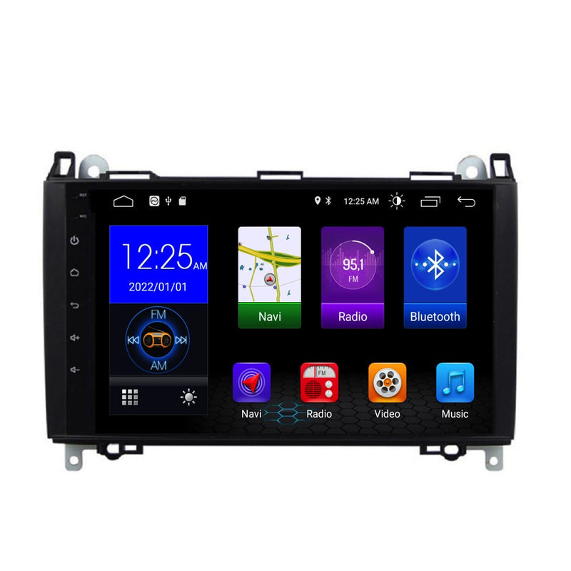 Mercedes Vito | Viano | Sprinter | CarPlay & Android Auto | Autoradio | 2004 t/m 2018 | Android 13 | 4+64GB-6