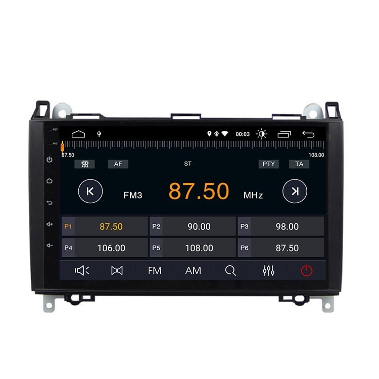 Mercedes Vito | Viano | Sprinter | CarPlay & Android Auto | Autoradio | 2004 t/m 2018 | Android 13 | 4+64GB-8