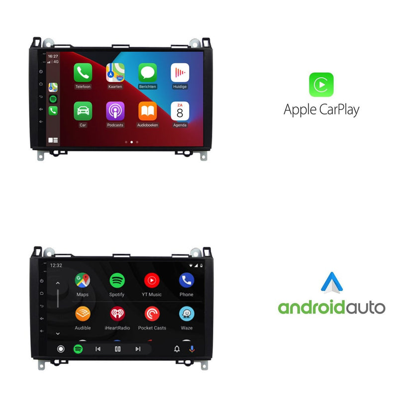 Mercedes Vito | Viano | Sprinter | CarPlay & Android Auto | Autoradio | 2004 t/m 2018 | Android 13 | 4+64GB-10
