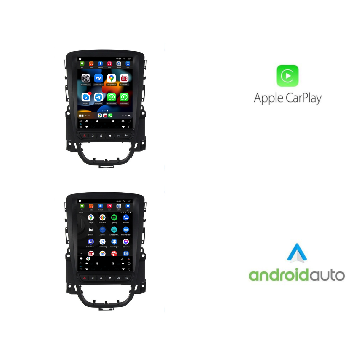 Opel Astra J Cascada CarPlay & Android Auto | 2009-2015-10