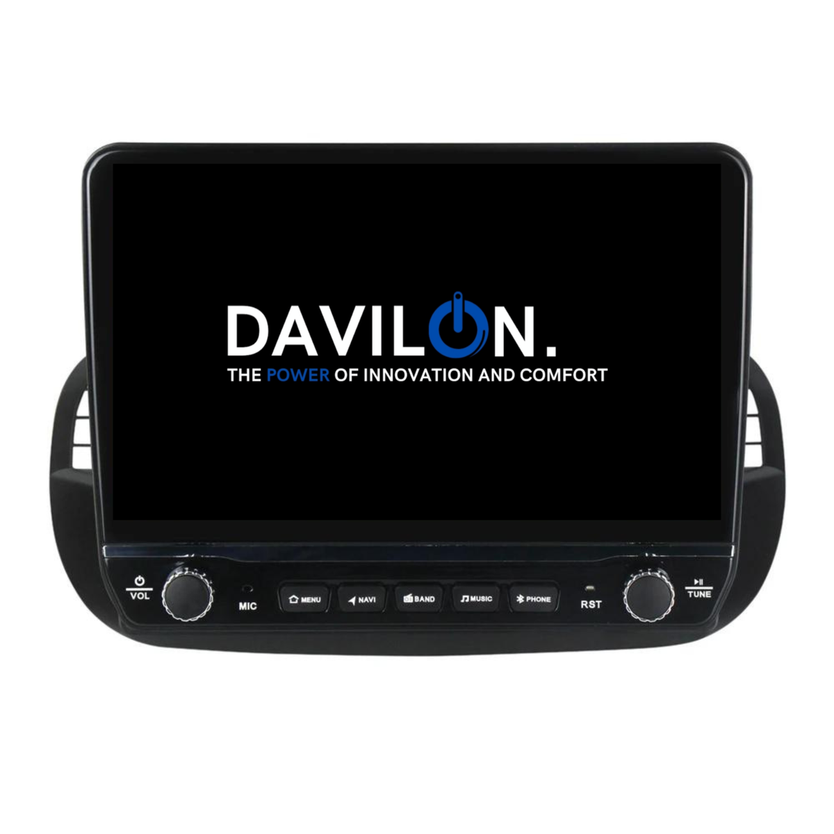 Fiat 500 Android Autoradio zwart | Elegant design | CarPlay-9