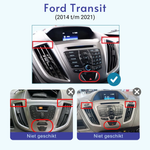 Ford Transit CarPlay autoradio | 2014 t/m 2021 | Denago DNG-A69 | 9 inch | Android 13 | Draadloos CarPlay & Android Auto