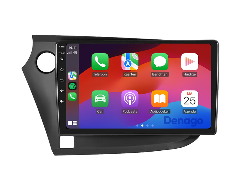 Honda Insight CarPlay autoradio | 2009 t/m 2014 | Denago DNG-A341 | 9 inch | Android 13 | Draadloos CarPlay & Android Auto-5