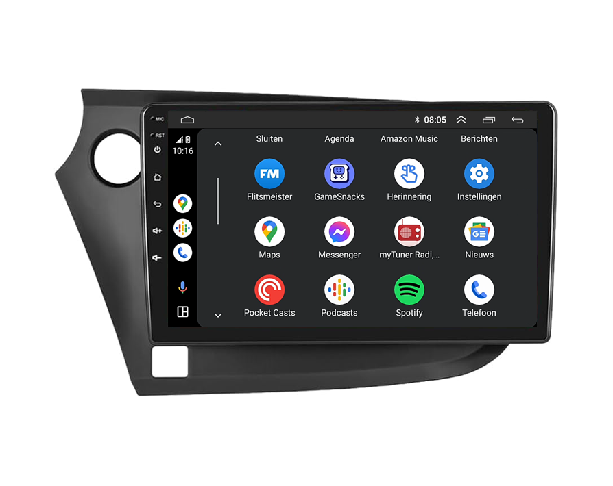 Honda Insight | Android 13 | Autoradio | 2009 t/m 2014 | CarPlay & Android Auto-4