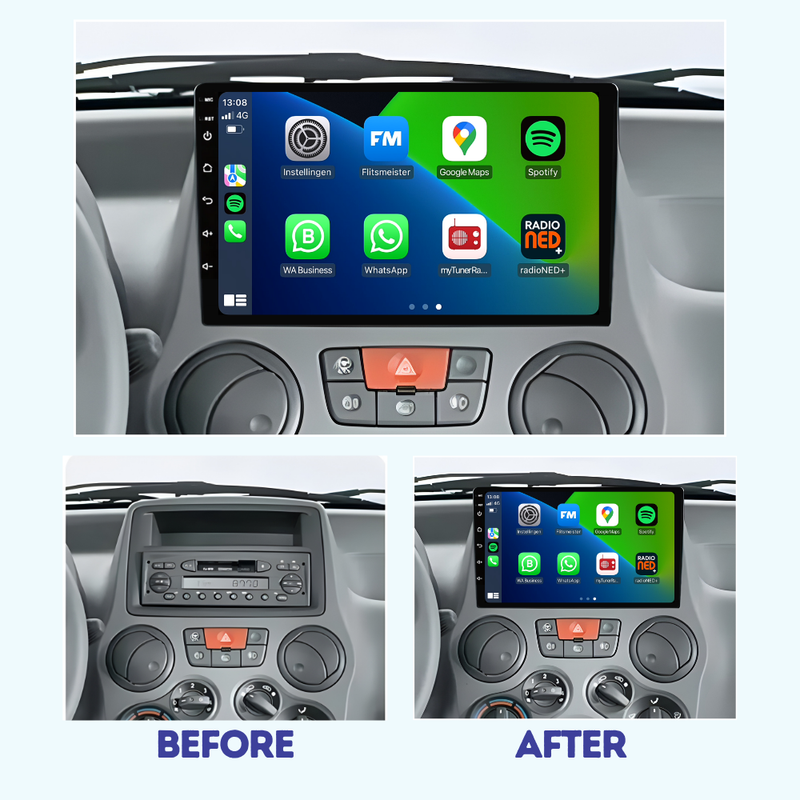 Fiat Panda | Autoradio | 2003 t/m 2012 | Android 13 | Carplay & Android Auto-10